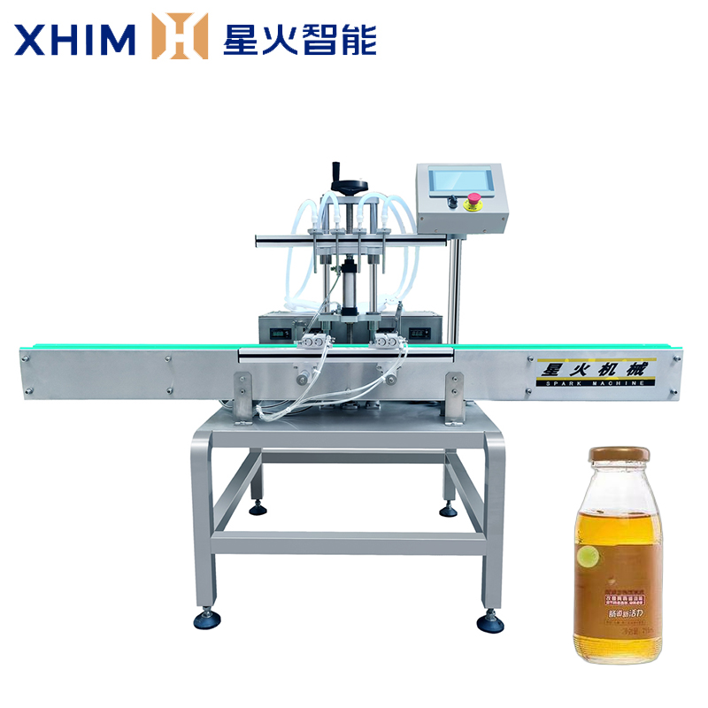 全自動四頭齒輪泵灌裝機-小型液體灌裝機械