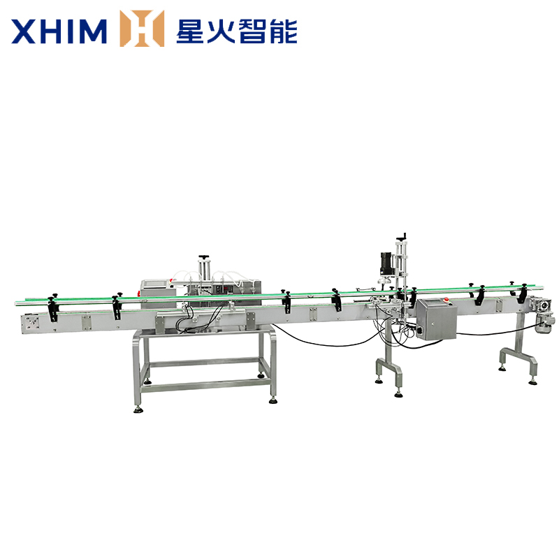 自流式液體灌裝機壓蓋一體機-小型灌裝