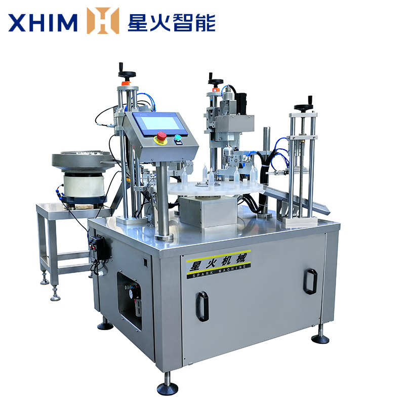 獨立式灌裝旋蓋一體機-全自動灌裝旋蓋機
